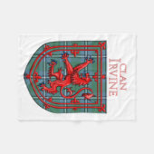 Couverture Polaire Tartan écossais d'Irvine de Drum (Devant (Horizontal))