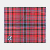 Couverture Polaire Tartan écossais d'Udny (Devant (Horizontal))