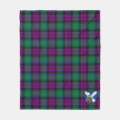 Couverture Polaire Tartan Écossais MacArthur Milton de Scotts (Devant)