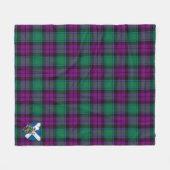 Couverture Polaire Tartan Écossais MacArthur Milton de Scotts (Devant (Horizontal))