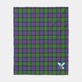 Couverture Polaire Tartan Écossais MacBrayne (Devant)