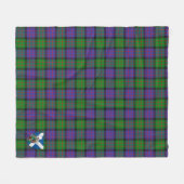Couverture Polaire Tartan Écossais MacBrayne (Devant (Horizontal))