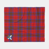 Couverture Polaire Tartan écossais moderne de Leslie (Devant (Horizontal))