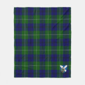 Couverture Polaire Tartan écossais moderne d'Oliphant (Devant)