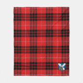 Couverture Polaire Tartan Écossais Munro (Devant)