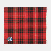 Couverture Polaire Tartan Écossais Munro (Devant (Horizontal))