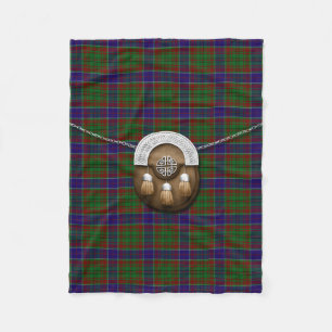 Couverture Polaire Tartan et escarcelle d'Adams