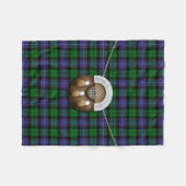 Couverture Polaire Tartan et escarcelle de Galbraith (Devant (Horizontal))