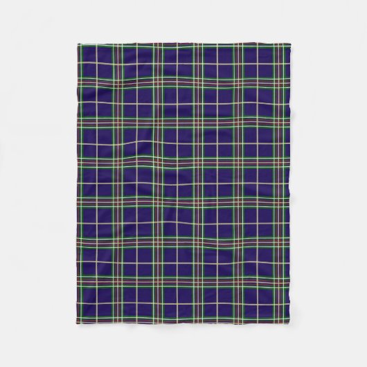 Couverture Polaire Tartan, la robe de l'université d'Oxford (Devant)