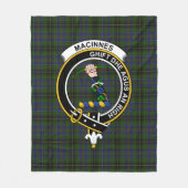 Couverture Polaire Tartan MacInnes Clan (Devant)