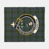 Couverture Polaire Tartan MacInnes Clan (Devant (Horizontal))