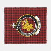Couverture Polaire Tartan MacIver Clan (Devant (Horizontal))