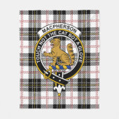 Couverture Polaire Tartan MacPherson Clan (Devant)