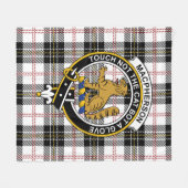Couverture Polaire Tartan MacPherson Clan (Devant (Horizontal))