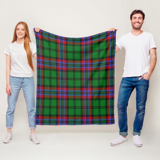 Couverture Polaire Tartan McGeachie (En situation)