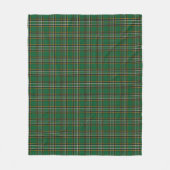 Couverture Polaire Tartan national irlandais (Devant)