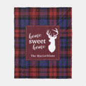 Couverture Polaire Tartan Noël Clan MacLachlan Personnaliser Plaid (Devant)