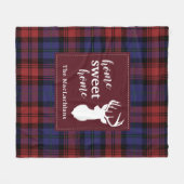 Couverture Polaire Tartan Noël Clan MacLachlan Personnaliser Plaid (Devant (Horizontal))