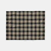 Couverture Polaire Tartan noir et tan irlandais MacGuinness (Devant (Horizontal))