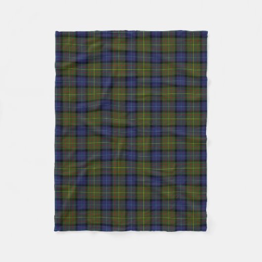 Couverture Polaire tartan officiel de l'état californien (Devant)