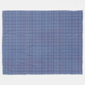 Couverture Polaire tartan officiel de l'Illinois (Devant (Horizontal))