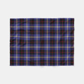 Couverture Polaire Tartan Plaid de Clan Hill en Écosse (Devant (Horizontal))