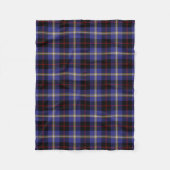 Couverture Polaire Tartan Plaid de Clan Hill en Écosse (Devant)