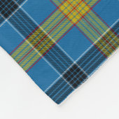 Couverture Polaire Tartan Plaid de Clan Laing (Coin)