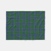 Couverture Polaire Tartan Plaid de Turnbull, un clan écossais (Devant (Horizontal))