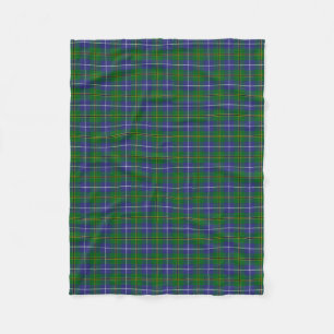 Couverture Polaire Tartan Plaid de Turnbull, un clan écossais