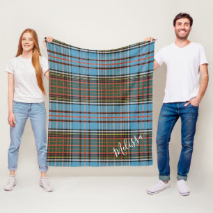 Couverture Polaire Tartan Plaid Du Clan Anderson personnalisé