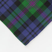 Couverture Polaire Tartan Plaid du clan écossais Baird (Coin)