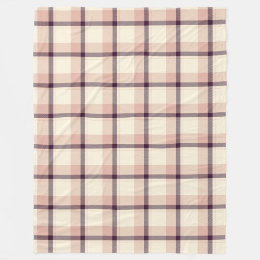 Couverture Polaire Tartan Plaid - Scottish Seamless Motif 2 (Devant)