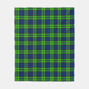 Couverture Polaire Tartan plaqué Blackwatch