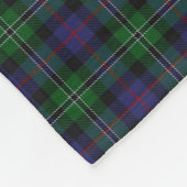 Couverture Polaire Tartan rose de classique de chasse de clan (Coin)