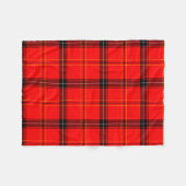 Couverture Polaire Tartan rouge écossais (Devant (Horizontal))