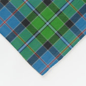 Couverture Polaire Tartan Stirling Et Monogramme (Coin)