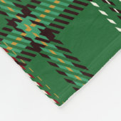 Couverture Polaire Tartan vert (Coin)