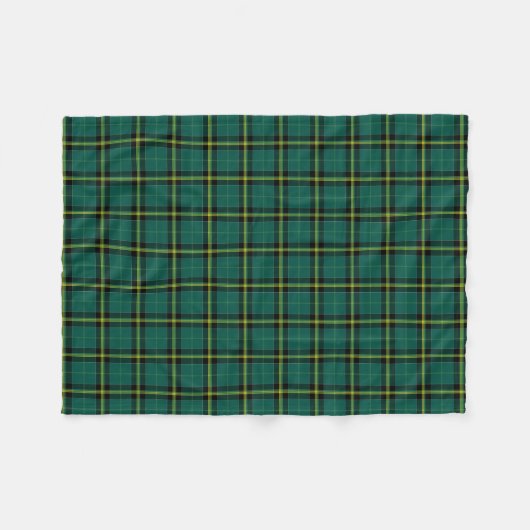 Couverture Polaire Tartan vert vif (Devant (Horizontal))