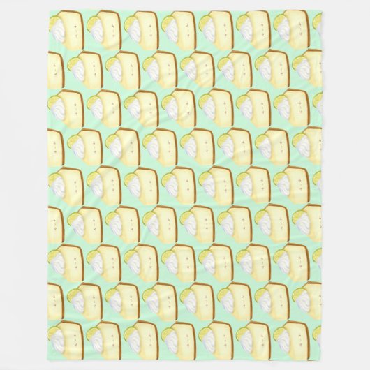 Couverture Polaire Tarte à citron vert à clé mignonne (Devant)