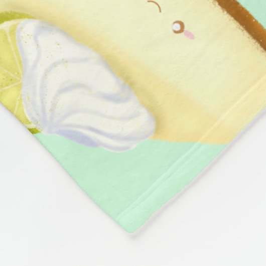 Couverture Polaire Tarte à citron vert à clé mignonne (Coin)