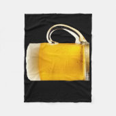 Couverture Polaire Tasse de bière mousseuse (Devant)