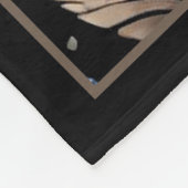 Couverture Polaire Tatouage Main Noir Et Or (Coin)