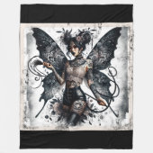 Couverture Polaire Tatouages de fées gothiques asiatiques de beauté s (Devant)