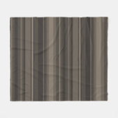 Couverture Polaire Taupe bandes (Devant (Horizontal))
