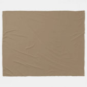 Couverture Polaire Taupe chaude (Devant (Horizontal))