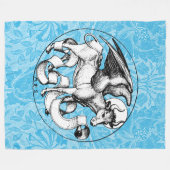 Couverture Polaire Taureau ailé de Saint-Luc du XVe siècle (Devant (Horizontal))