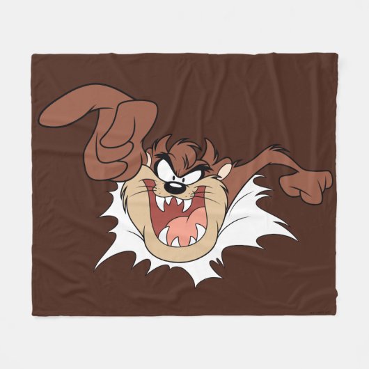 Couverture Polaire TAZ™ Bursting Through Page (Devant (Horizontal))