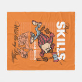 Couverture Polaire TAZ™ - Compétences papa (Devant (Horizontal))