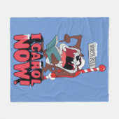 COUVERTURE POLAIRE TAZ™ "JE CAROL MAINTENANT !" (Devant (Horizontal))